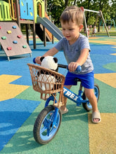 Load image into Gallery viewer, Wicker bicycle basket for dolls, doll's basket for scooter, bike basket, scooter basket, dolls carrier,
