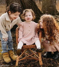 Load image into Gallery viewer, Wicker kids chair, rattan chair, toddler chair, wicker armchair, children furniture, baby armchair, eco friendly furniture, NATURAL