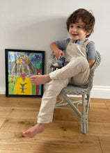 Load image into Gallery viewer, Wicker kids chair, rattan chair, toddler chair, kids chair, wicker armchair, child chair, child wicker furniture, baby armchair, LIGHT GREY