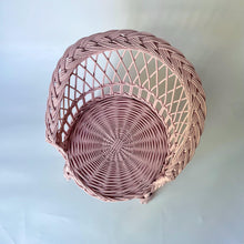 Load image into Gallery viewer, Wicker kids chair, rattan chair, toddler chair, kids chair, wicker armchair, child chair, child wicker furniture, baby armchair, Light pink