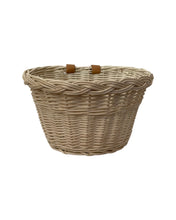 Load image into Gallery viewer, Kids bicycle basket scooter basket with leather straps