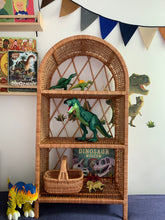 Load image into Gallery viewer, Wicker bookcase wicker shelf wicker cabinet kids interior