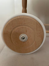 Load image into Gallery viewer, tall WICKER PRAM | doll pram | wicker doll pram UK |baby doll pram | pram toy | wooden pram | baby pram | wicker dolls pram | white