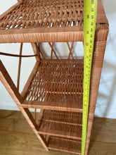 Load image into Gallery viewer, Wicker bookcase, wicker shelf, wicker cabinet, wicker furniture, kids wicker shelf, bedside cabinet, rattan cabinet, bedside cabinet,