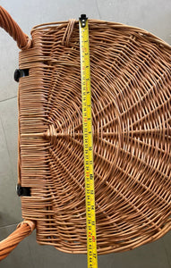 Wicker shop trolley | adult shopping basket | shopping trolley | wicker shopping cart | rattan shop trolley | willow shopping basket