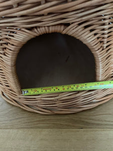 Wicker cat bed, cat bed without cushion, pets bed, cat crib, cat house