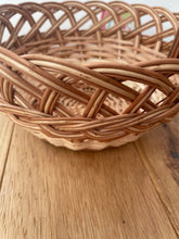 Load image into Gallery viewer, Personalised basket, flower girl basket, Easter basket, Wedding basket, wicker basket, rattan basket, flower basket, Wicker basket
