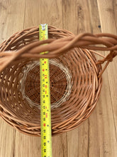 Load image into Gallery viewer, Personalised basket, flower girl basket, Easter basket, egg hunt basket, Wedding basket, wicker basket, rattan basket, flower basket,
