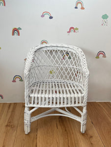 Wicker chair, rattan chair, toddler chair, kids chair, wicker armchair, child chair, child wicker furniture, baby armchair,