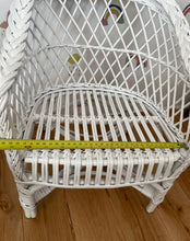 Load image into Gallery viewer, Wicker chair, rattan chair, toddler chair, kids chair, wicker armchair, child chair, child wicker furniture, baby armchair,
