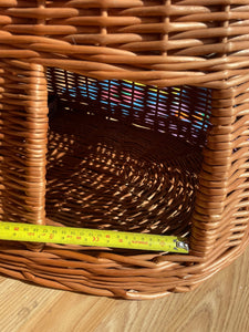 Twin large cat bed, double cat bed, wicker cat bed, cats bed, pet bed, pet house, cat house
