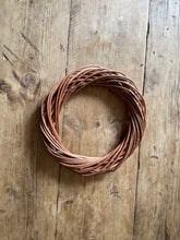 Load image into Gallery viewer, Natural wicker wreath, Wicker ring, Flower wreath, decoration wreath, willow wreath,  30cm

