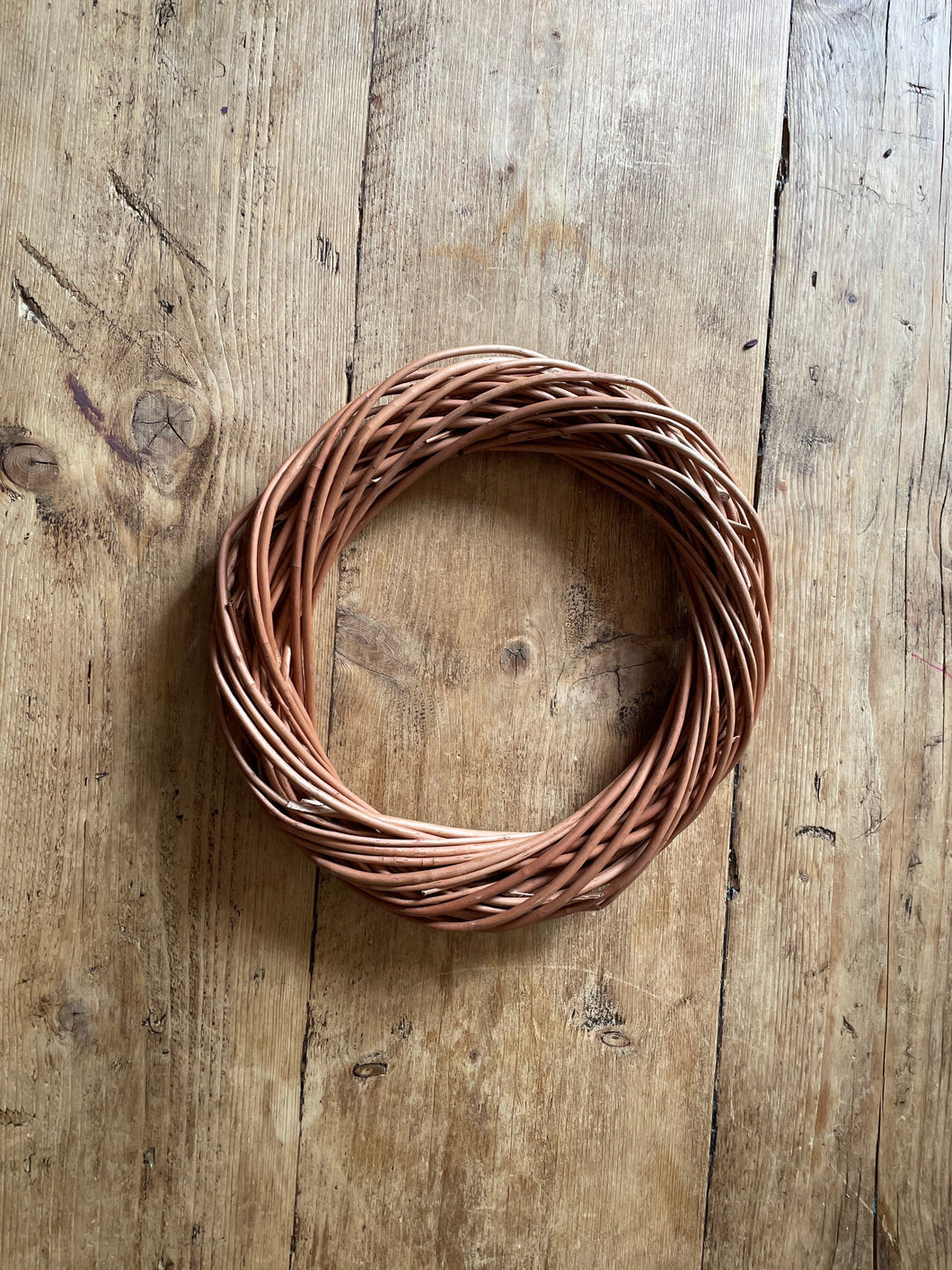 Natural wicker wreath, Wicker ring, Flower wreath, decoration wreath, willow wreath,  30cm