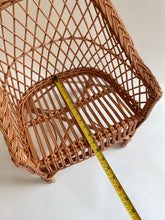 Load image into Gallery viewer, Wicker kids chair, Wicker baby chair, photoshoot chair, rattan chair, toddler chair, kids wicker armchair, kids rattan chair, natural
