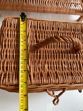 Load image into Gallery viewer, Wicker trunk storage basket, storage basket with lid,
