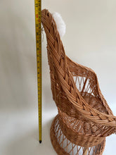 Load image into Gallery viewer, Wicker kids chair with table,  wicker set, toddler chair, kids chair, child chair with table, child wicker furniture, nursery furniture
