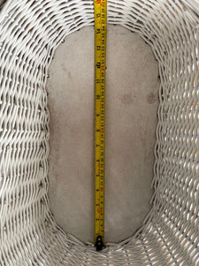 Wicker push toy, wicker trolley, wicker push stroller, boy trolley
