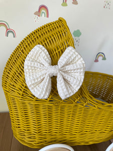 LUXURY mustard wicker pram with cream bow and matching bedding included, wicker doll pram UK, pram toy, wooden pram, 1st birthday