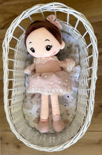 Load image into Gallery viewer, Dolls cradle, dolls crib, dolls mosses basket, doll cradle, doll bed, doll cot,  White
