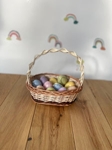 Easter basket, Flower girl basket, flower girl wicker basket, , Wedding basket, wicker basket, rattan basket, flower basket, sensory basket