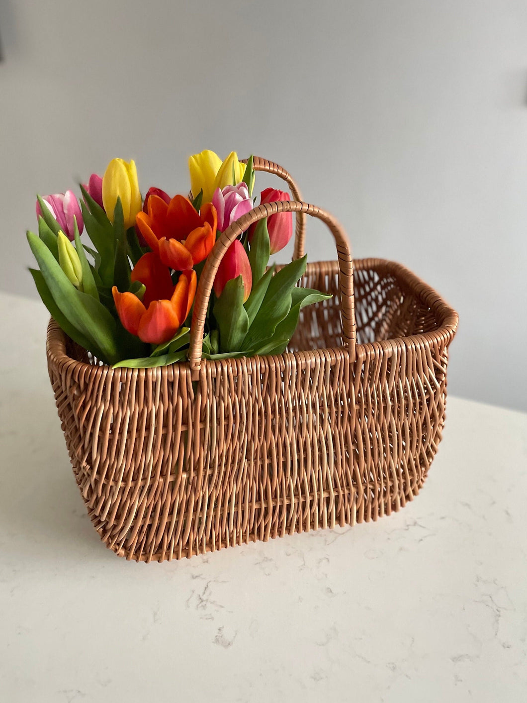Wicker bag, large wicker bag, rattan bag, shopping bag, shopping wicker bag, eco friendly product.
