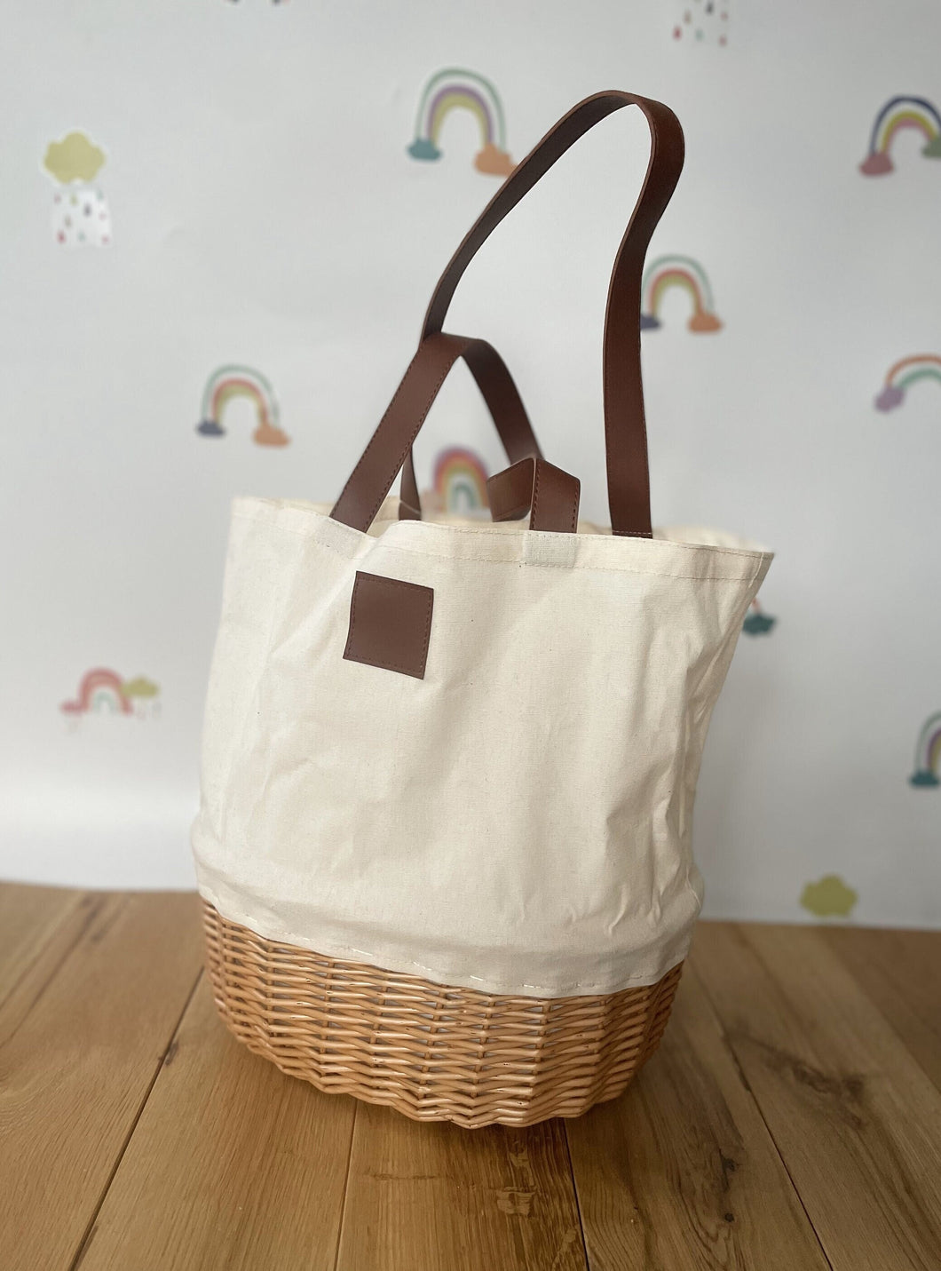 Wicker Bag, rattan bag, Beach bag, Holiday bag.