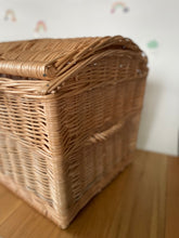 Load image into Gallery viewer, STORAGE basket XLARGE 80 cm, toy storage, storage basket, storage wicker basket kids room, basket with lid, rattan basket, wicker basket

