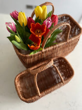 Load image into Gallery viewer, Wicker bag, large wicker bag, rattan bag, shopping bag, shopping wicker bag, eco friendly product.
