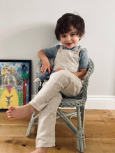 Load image into Gallery viewer, Wicker kids chair, rattan chair, toddler chair, kids chair, wicker armchair, child chair, child wicker furniture, baby armchair, LIGHT GREY
