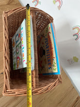 Load image into Gallery viewer, Wicker Magazine Storage, books storage, newspapers storage,
