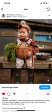 Load image into Gallery viewer, Wicker bag,  toddler wicker bag, kids bag, sholuler wicker bag, small wicker bag
