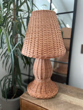 Load image into Gallery viewer, Beautiful wicker lamp, table lamp, willow lamp, Large
