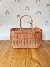 Load image into Gallery viewer, Wicker bag, shopping basket, wicker basket
