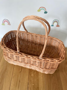 Wicker bag, shopping basket, wicker basket