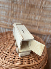 Load image into Gallery viewer, Wooden truck, wooden moneybox car, wooden toy, wooden car,

