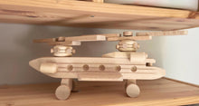 Load image into Gallery viewer, Wooden large plane, wooden toy, ecofriendly toy
