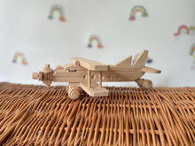 Load image into Gallery viewer, Wooden plane, wooden toy, ecofriendly toy

