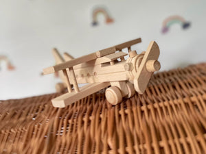 Wooden plane, wooden toy, ecofriendly toy