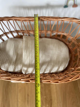 Load image into Gallery viewer, Beautiful wicker stroller, wicker pram, wicker Moses basket
