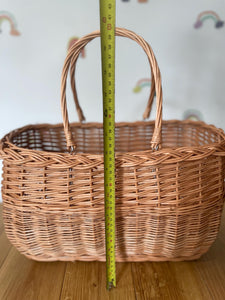 Wicker bag, shopping basket, wicker basket