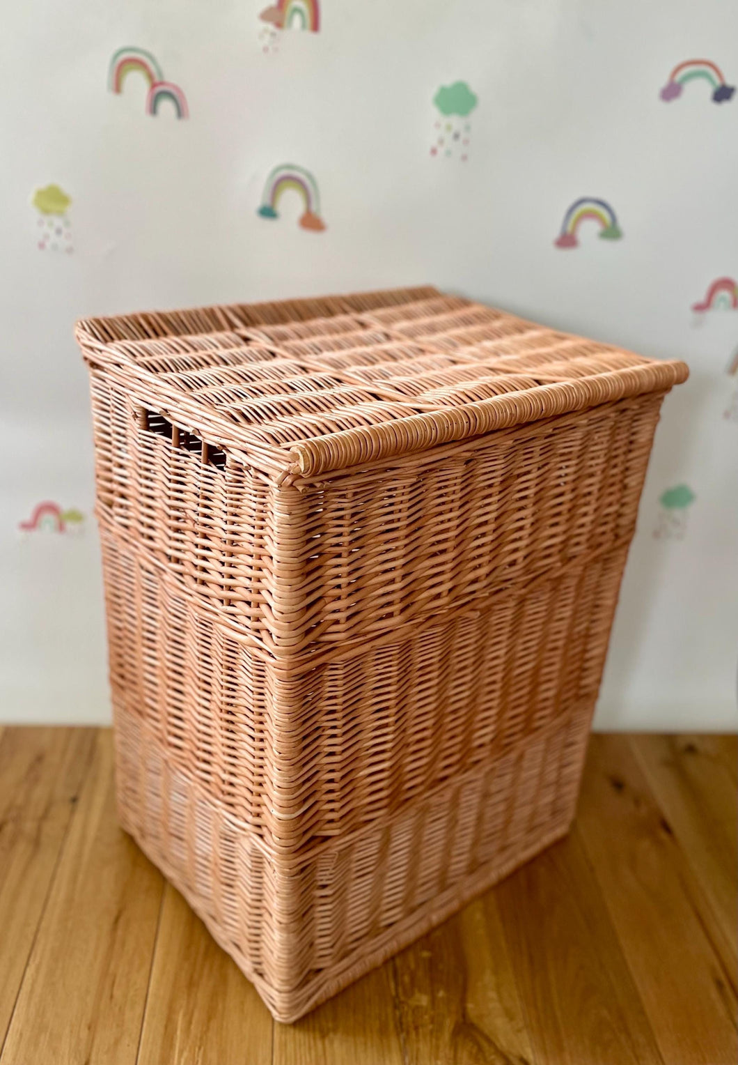 Large laundry basket, wicker basket, storage basket,
