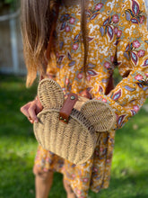 Load image into Gallery viewer, Minnie shoulder bag, mickey bag, woven bag
