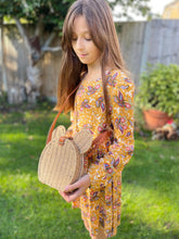 Load image into Gallery viewer, Minnie shoulder bag, mickey bag, woven bag
