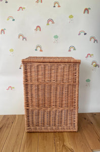 Large laundry basket, wicker basket, storage basket,