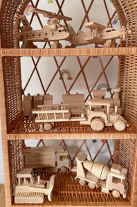 Wooden truck, wooden moneybox car, wooden toy, wooden car,