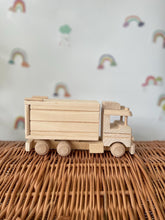 Load image into Gallery viewer, Wooden truck, wooden moneybox car, wooden toy, wooden car,
