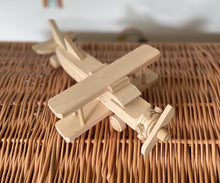 Load image into Gallery viewer, Wooden plane, wooden toy, ecofriendly toy
