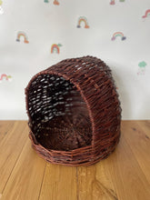 Load image into Gallery viewer, Wicker cat bed, cat bed without cushion, dog bed, hen bed, hen nesting bed, cat crib, cat house
