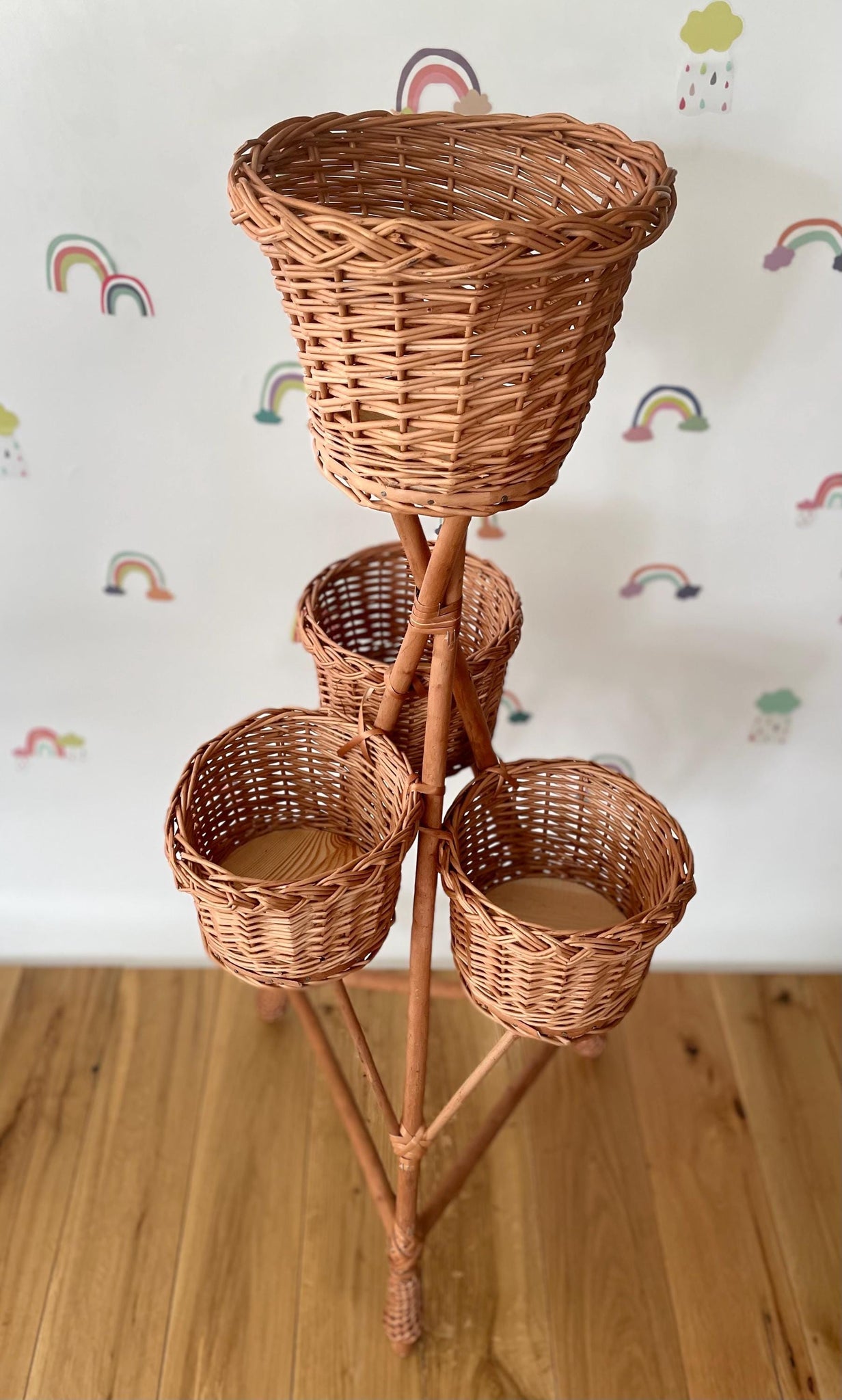 wicker plant stands indoor uk Wicker plant stand, plant display, rattan plant stand, plant holder, i – Sofishop