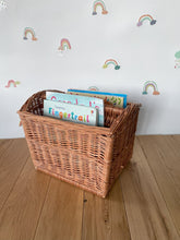 Load image into Gallery viewer, Wicker Magazine Storage, books storage, newspapers storage,
